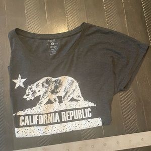 California Republic Bear Cap Tee-Shirt